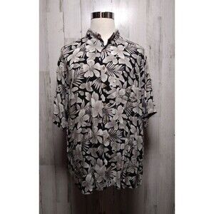 MEN'S SIZE XL HAWAIIAN  BUTTON-FRONT SHORT SLEEVE SHIRT (HANA BAY)